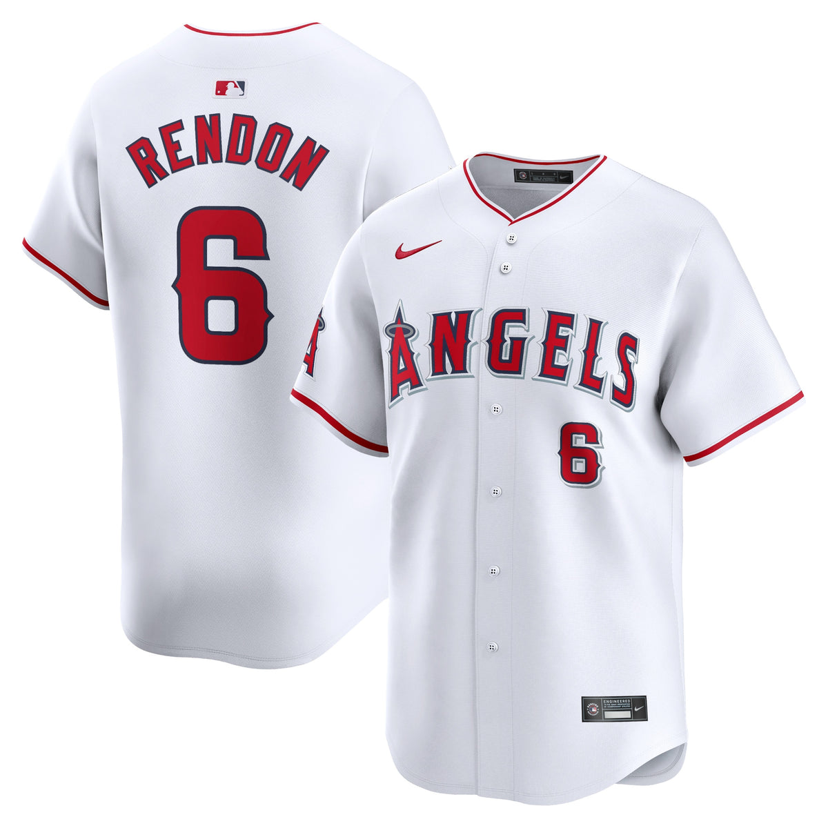 Los Angeles Angels Anthony Rendon White Home Limited Player Jersey