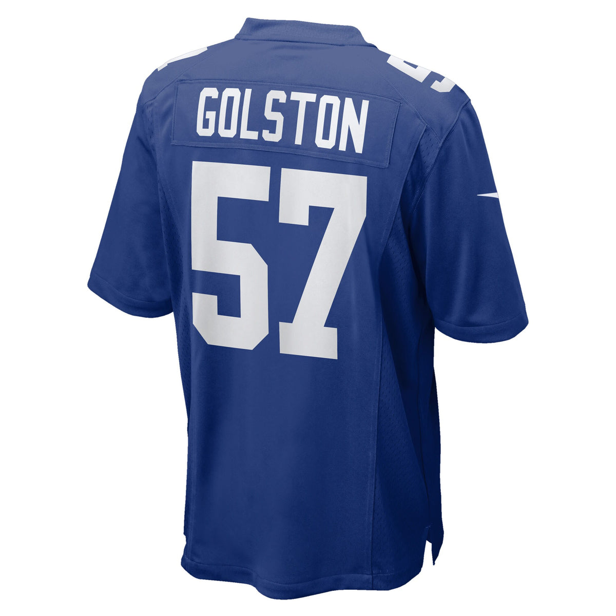 New York Giants Chauncey Golston Royal Team Game Jersey