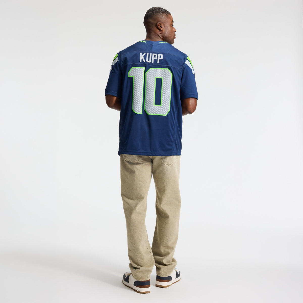 Seattle Seahawks Cooper Kupp College Navy Team Vapor F.U.S.E. Stitched Limited Jersey