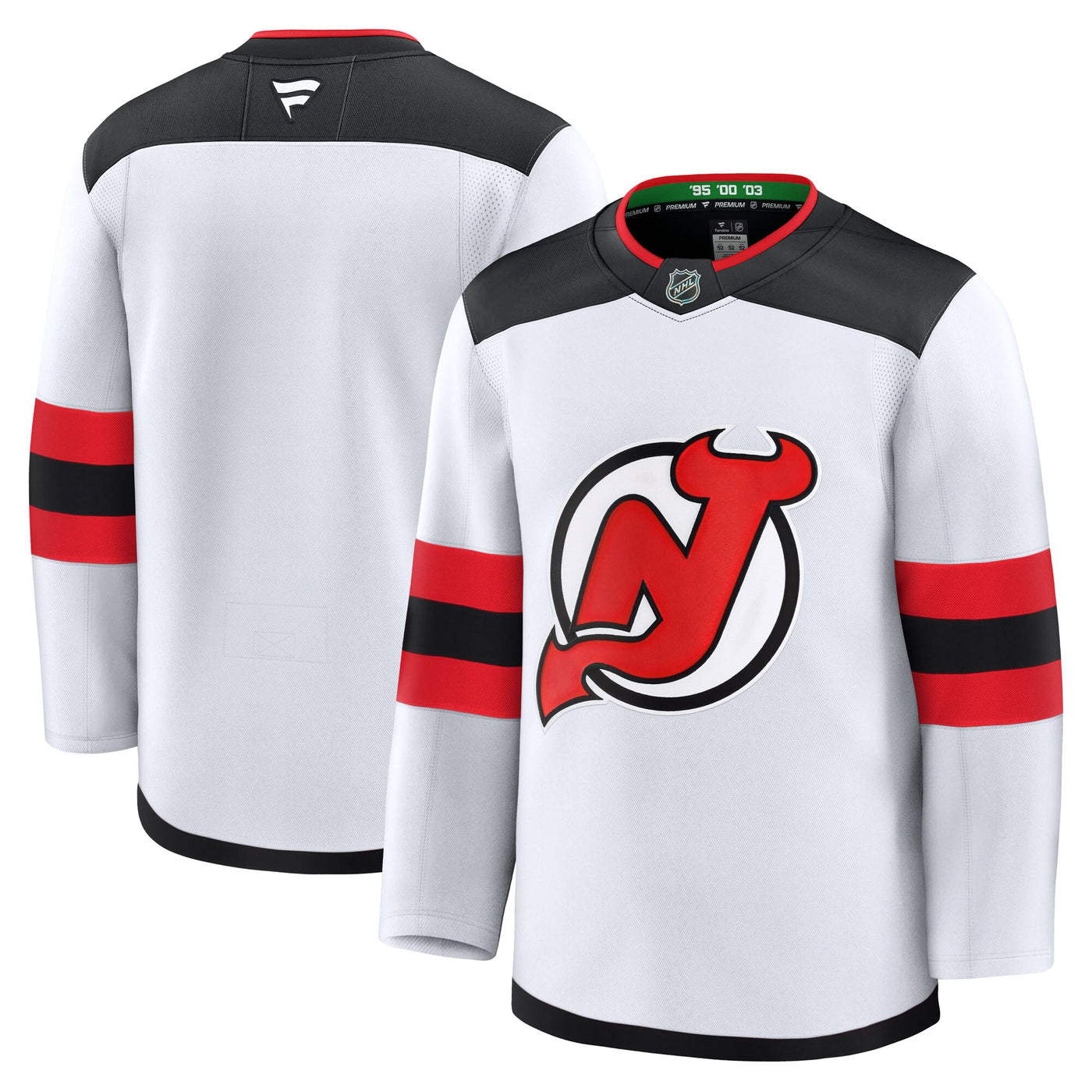 New Jersey Devils Fanatics White Away Premium Jersey