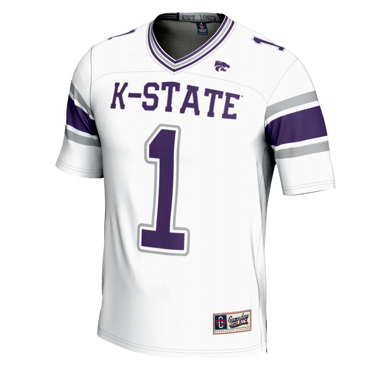 #1 Kansas State Wildcats GameDay Greats Football Jersey – White