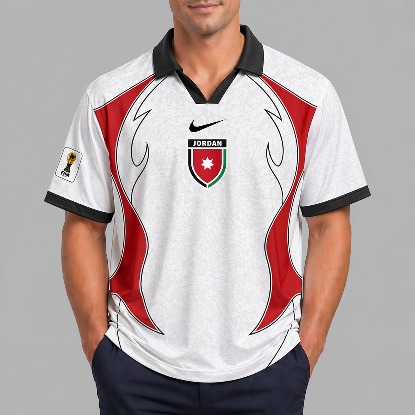 Jordan World Cup 2026 Collar Soccer Jersey PVT01