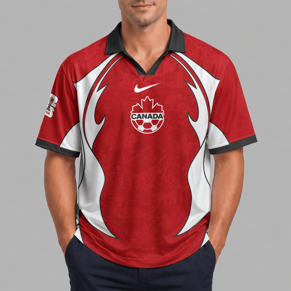 Canada World Cup 2026 Collar Soccer Jersey PVT01