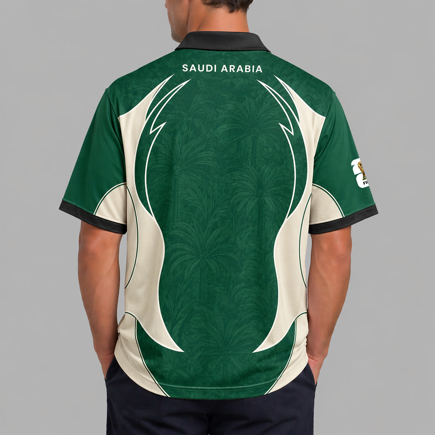 Saudi Arabia World Cup 2026 Collar Soccer Jersey PVT01