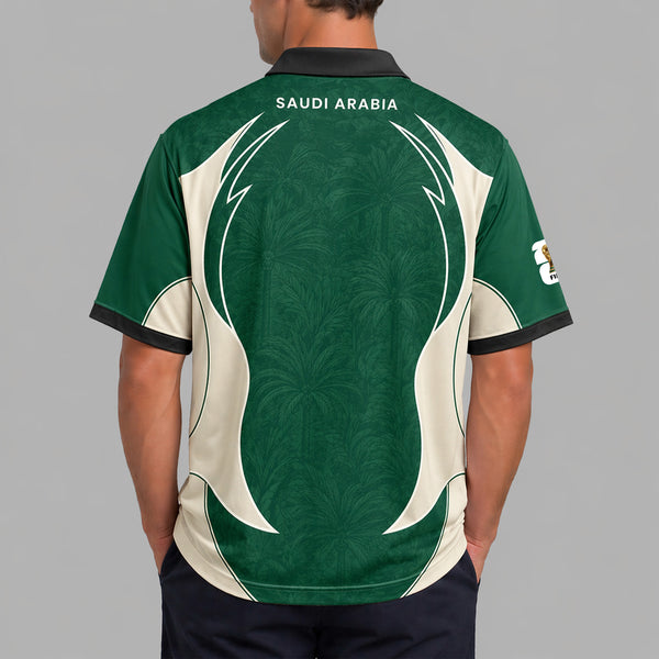 Saudi Arabia World Cup 2026 Collar Soccer Jersey PVT01
