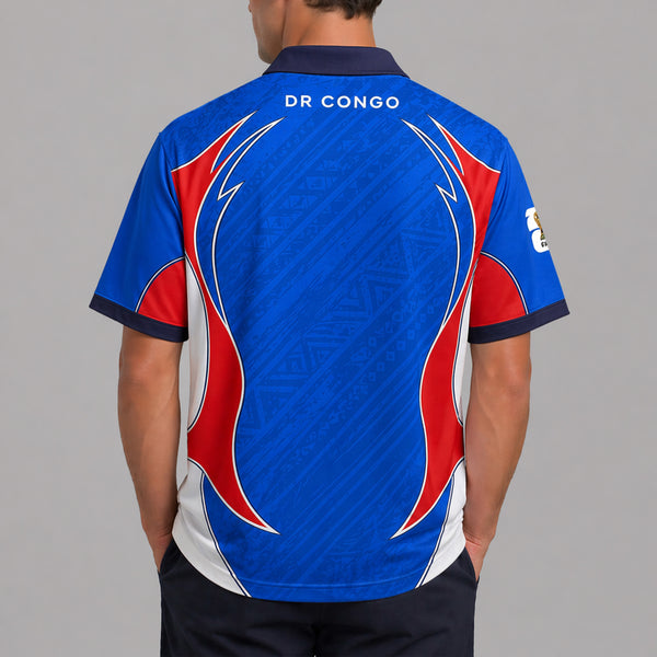 DR Congo World Cup 2026 Collar Soccer Jersey PVT01