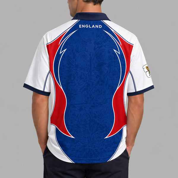 England World Cup 2026 Collar Soccer Jersey PVT01