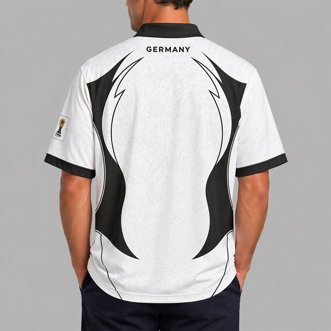 Germany World Cup 2026 Collar Soccer Jersey PVT01