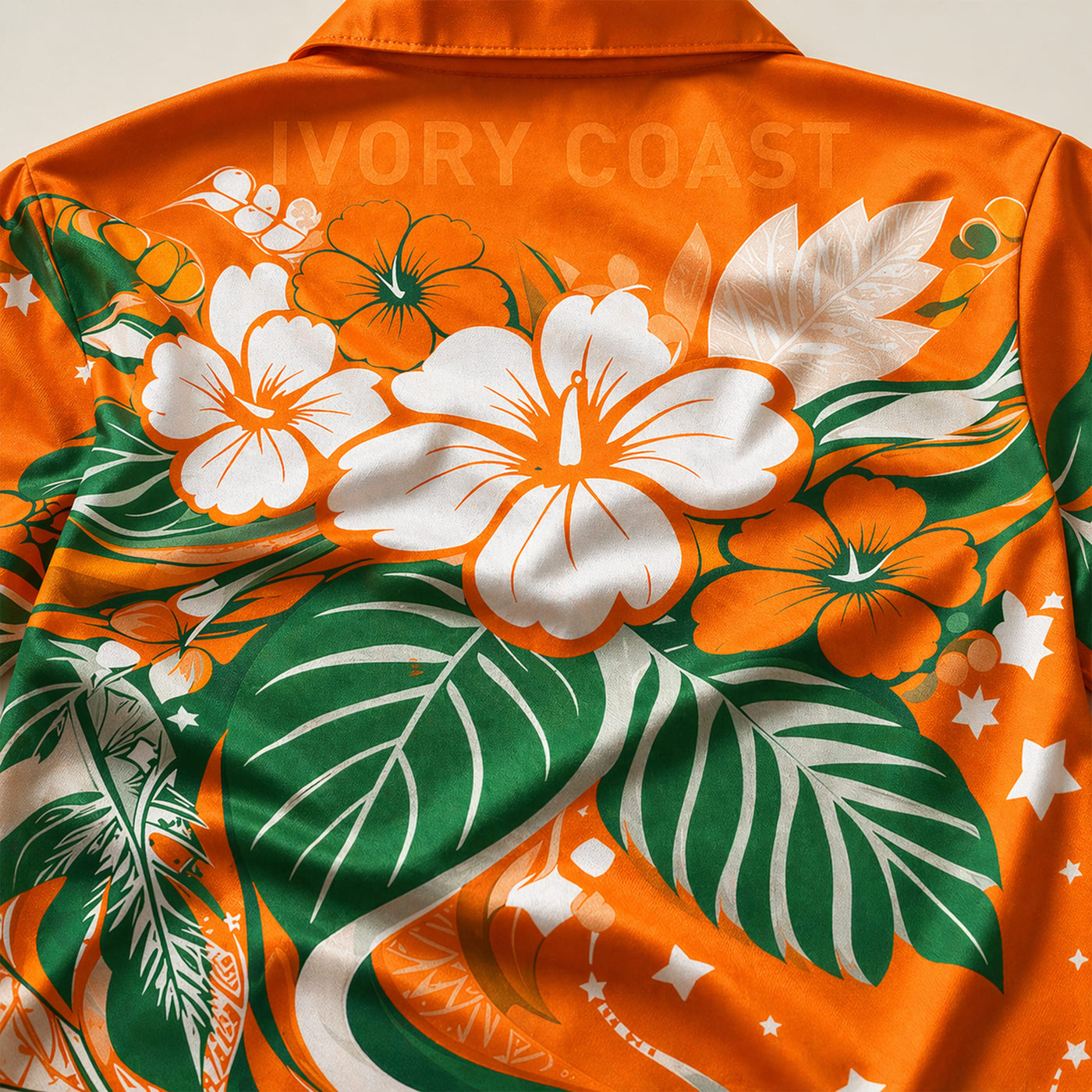 Ivory Coast World Cup 2026 Floral Hawaiian Shirt PVT02