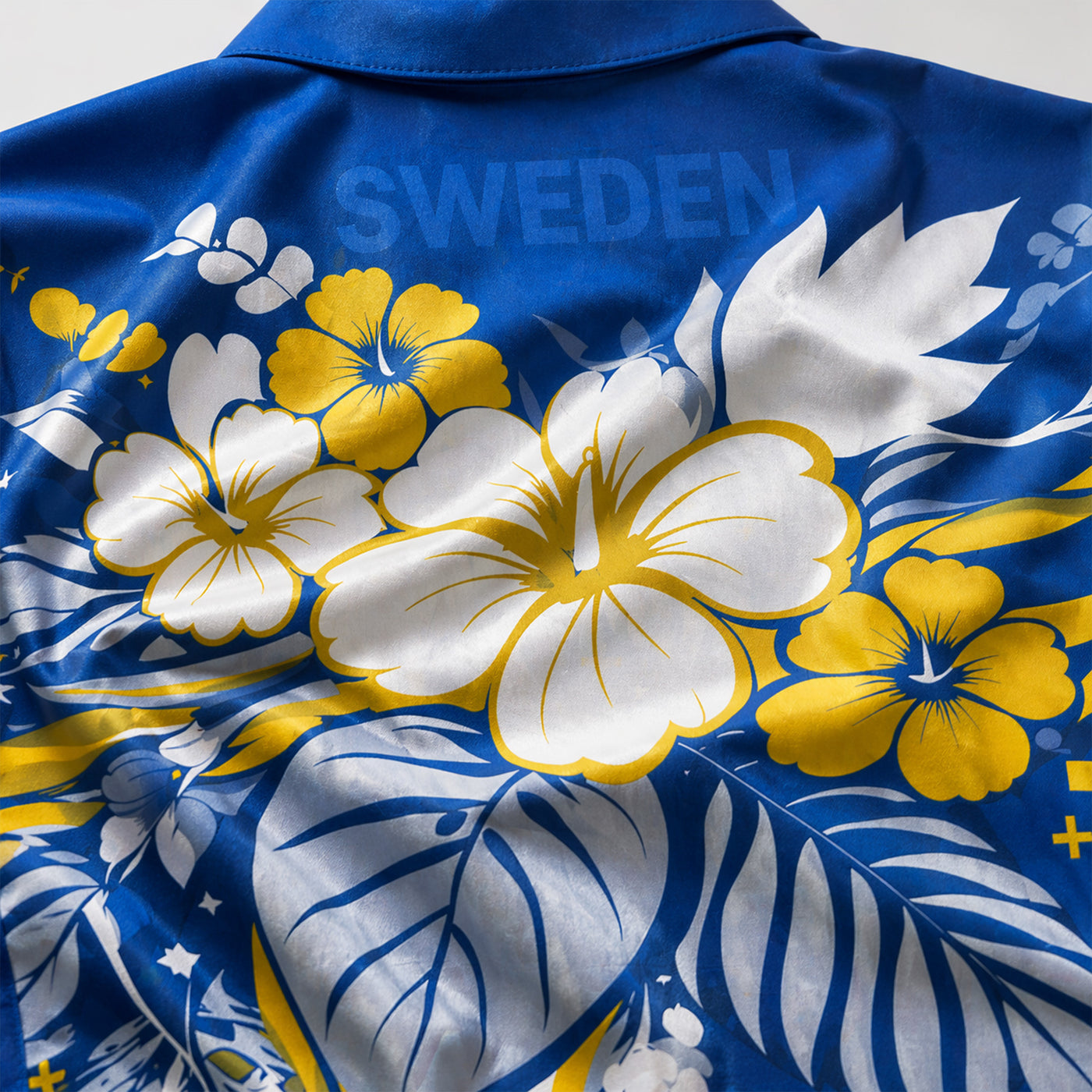 Sweden World Cup 2026 Floral Hawaiian Shirt PVT02