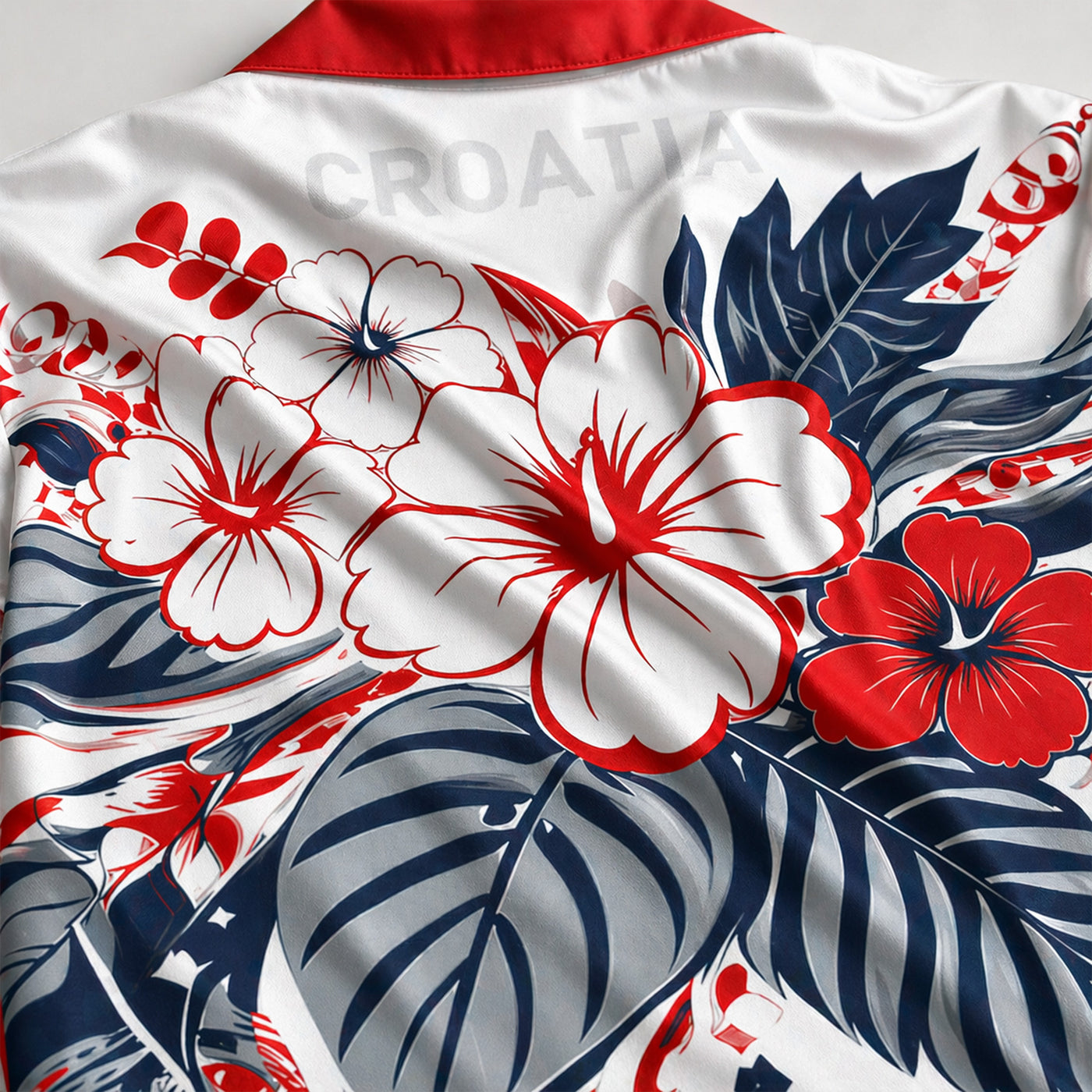 Croatia World Cup 2026 Floral Hawaiian Shirt PVT02