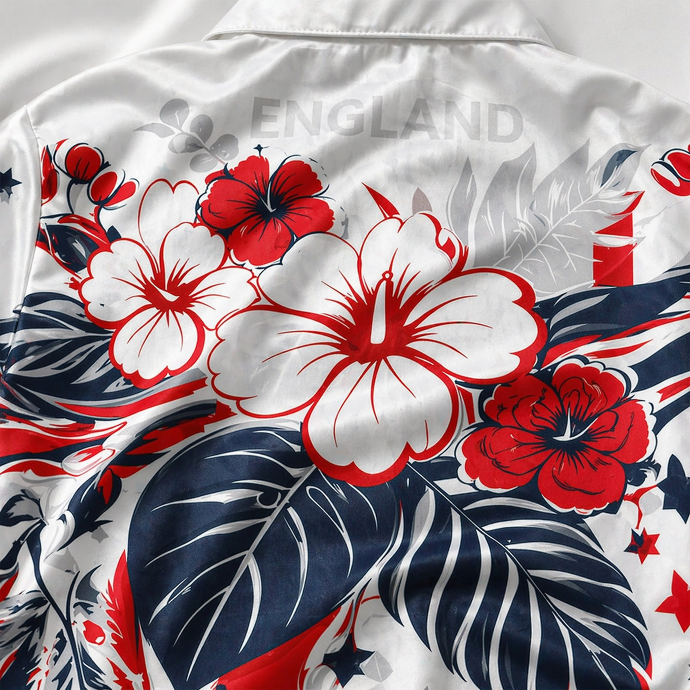 England World Cup 2026 Floral Hawaiian Shirt PVT02