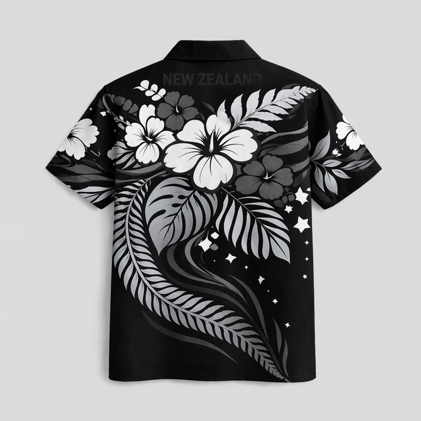 New Zealand World Cup 2026 Floral Hawaiian Shirt PVT02
