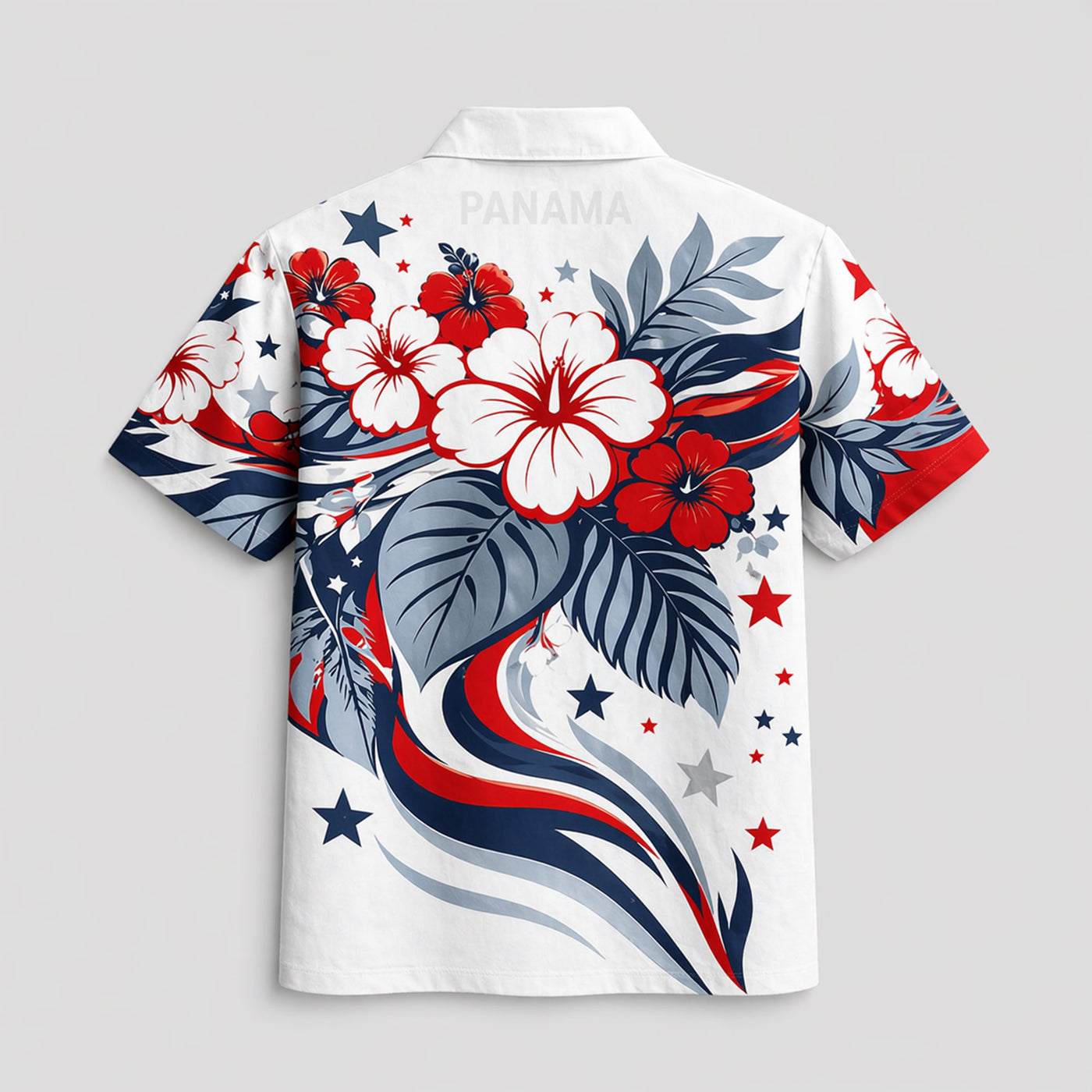Panama World Cup 2026 Floral Hawaiian Shirt PVT02