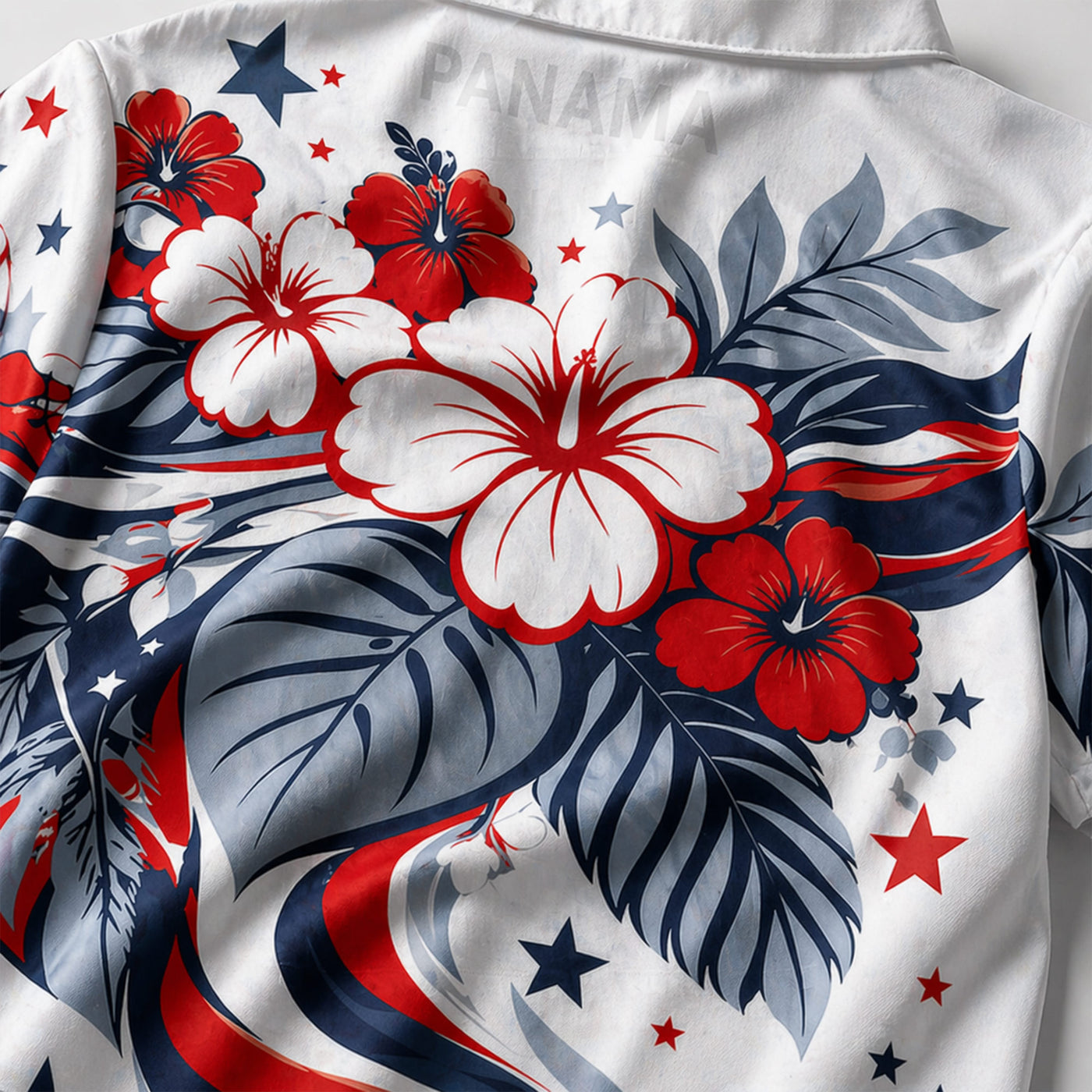Panama World Cup 2026 Floral Hawaiian Shirt PVT02