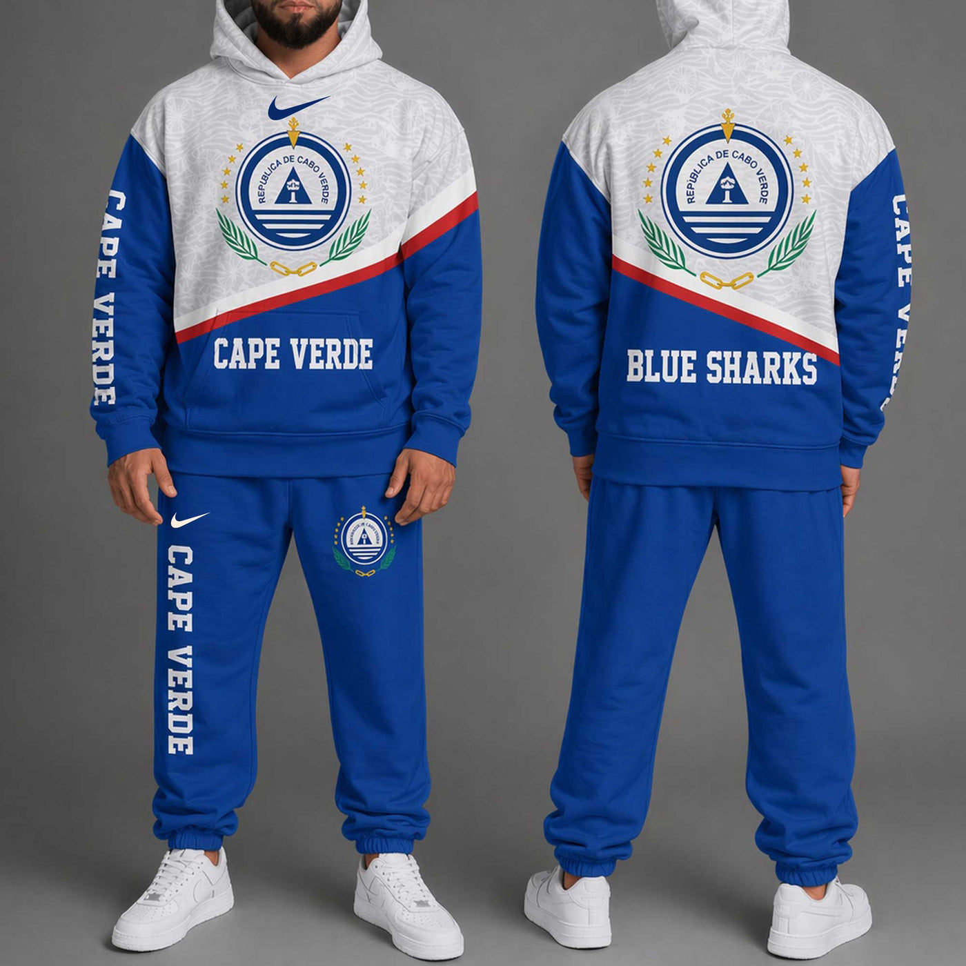Cape Verde World Cup 2026 Hoodie Jogger Set PL001