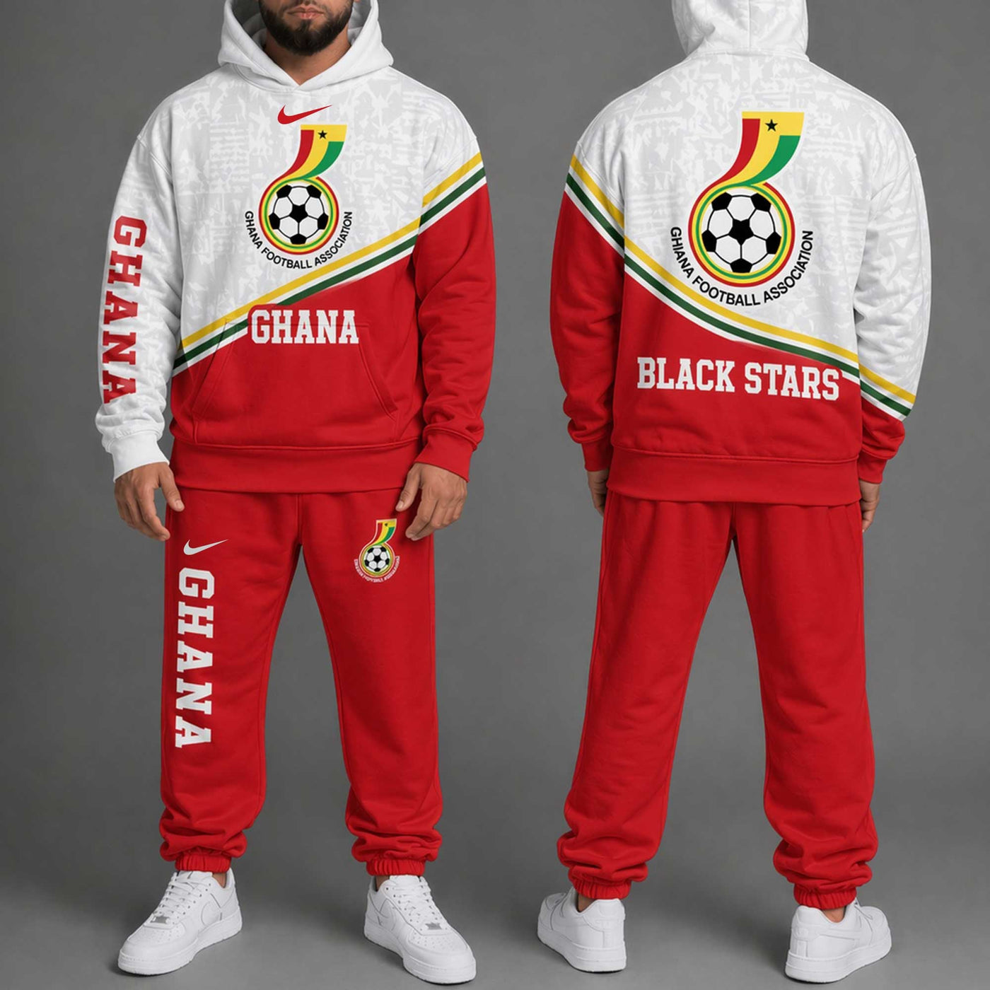Ghana World Cup 2026 Hoodie Jogger Set PL001