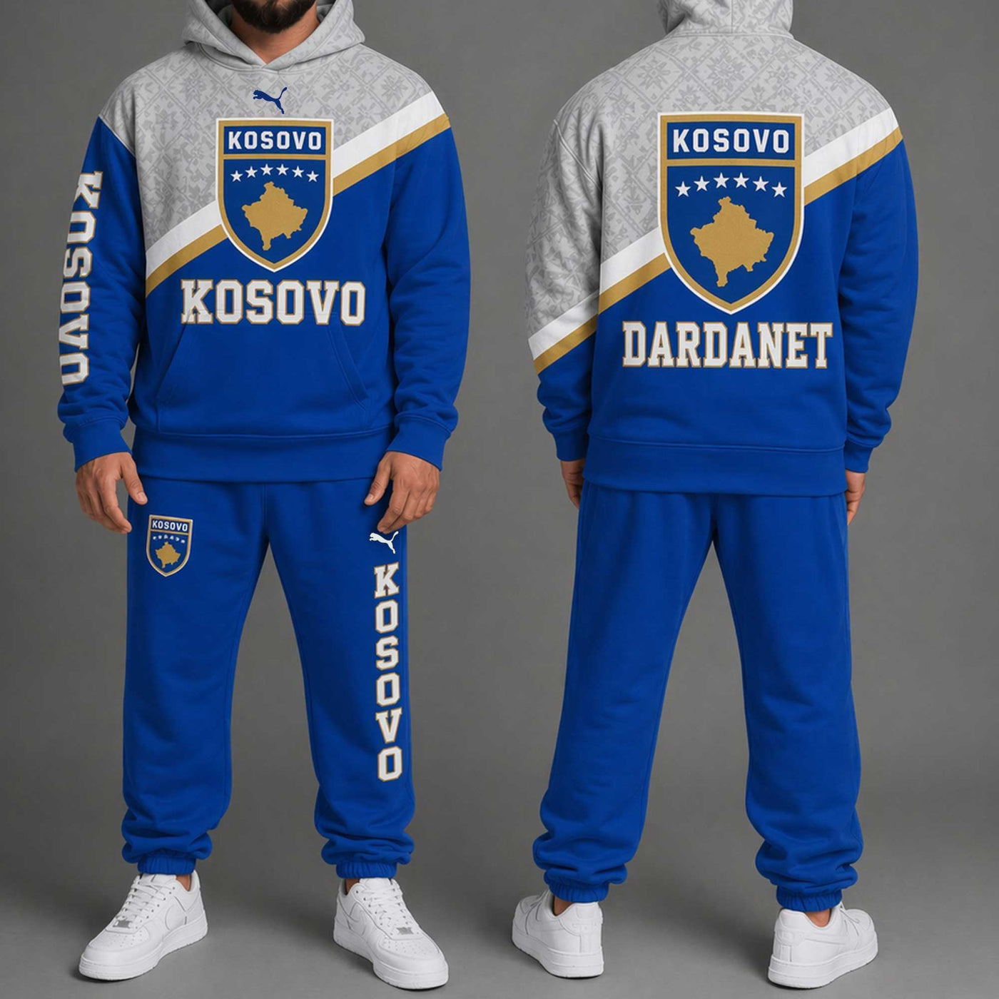 Kosovo World Cup 2026 Hoodie Jogger Set PL001