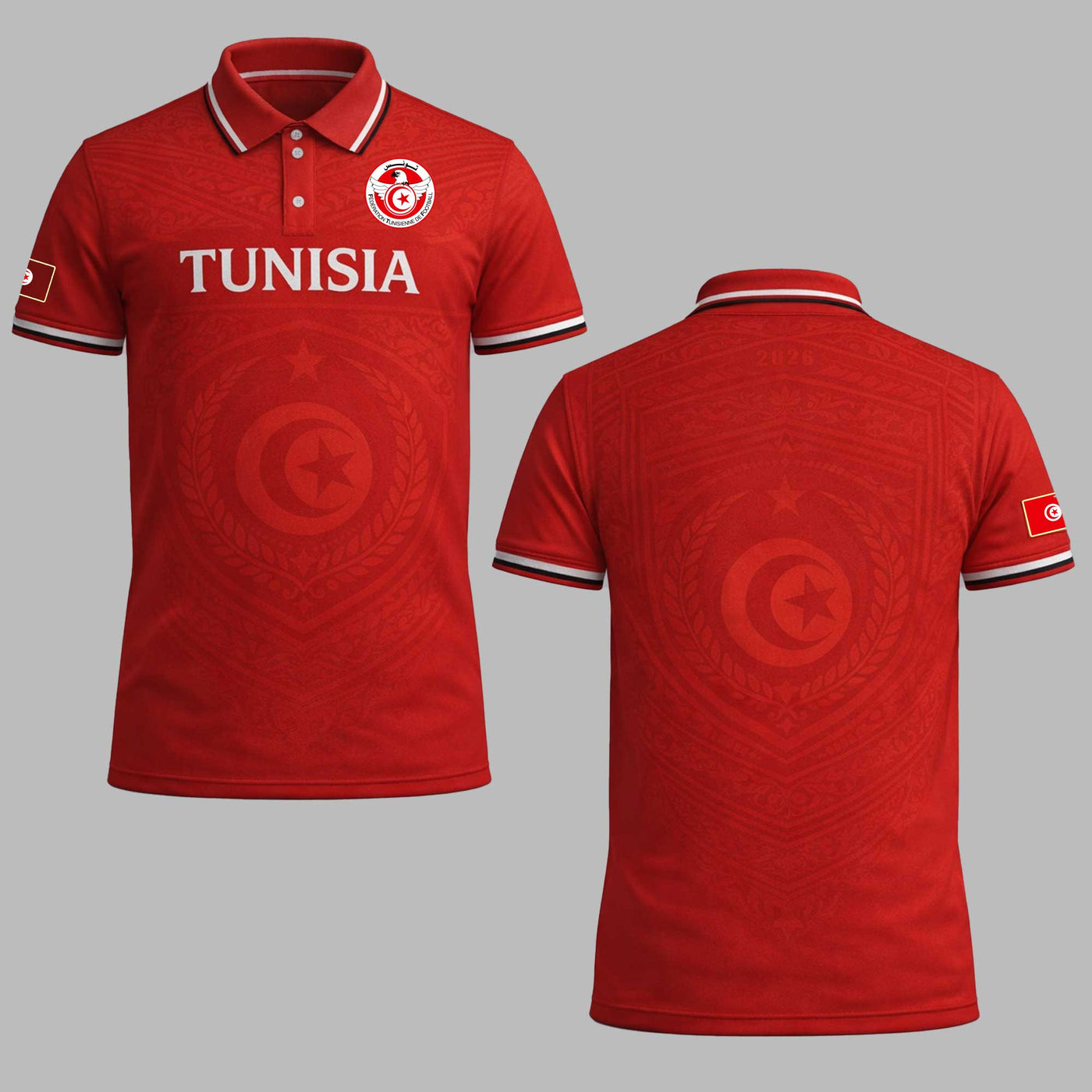 Tunisia Heritage World Cup 2026 Polo PL002