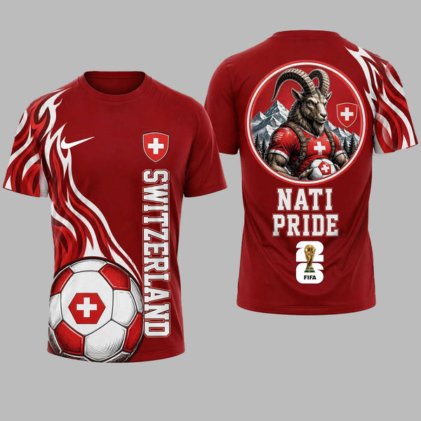 Switzerland World Cup 2026 T-Shirt PL002