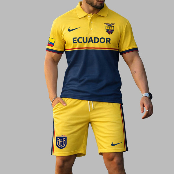 Ecuador 2026 World Cup Polo Short Set PL004