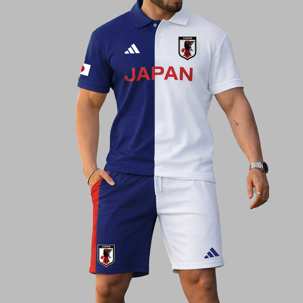 Japan 2026 World Cup Polo Short Set PL004