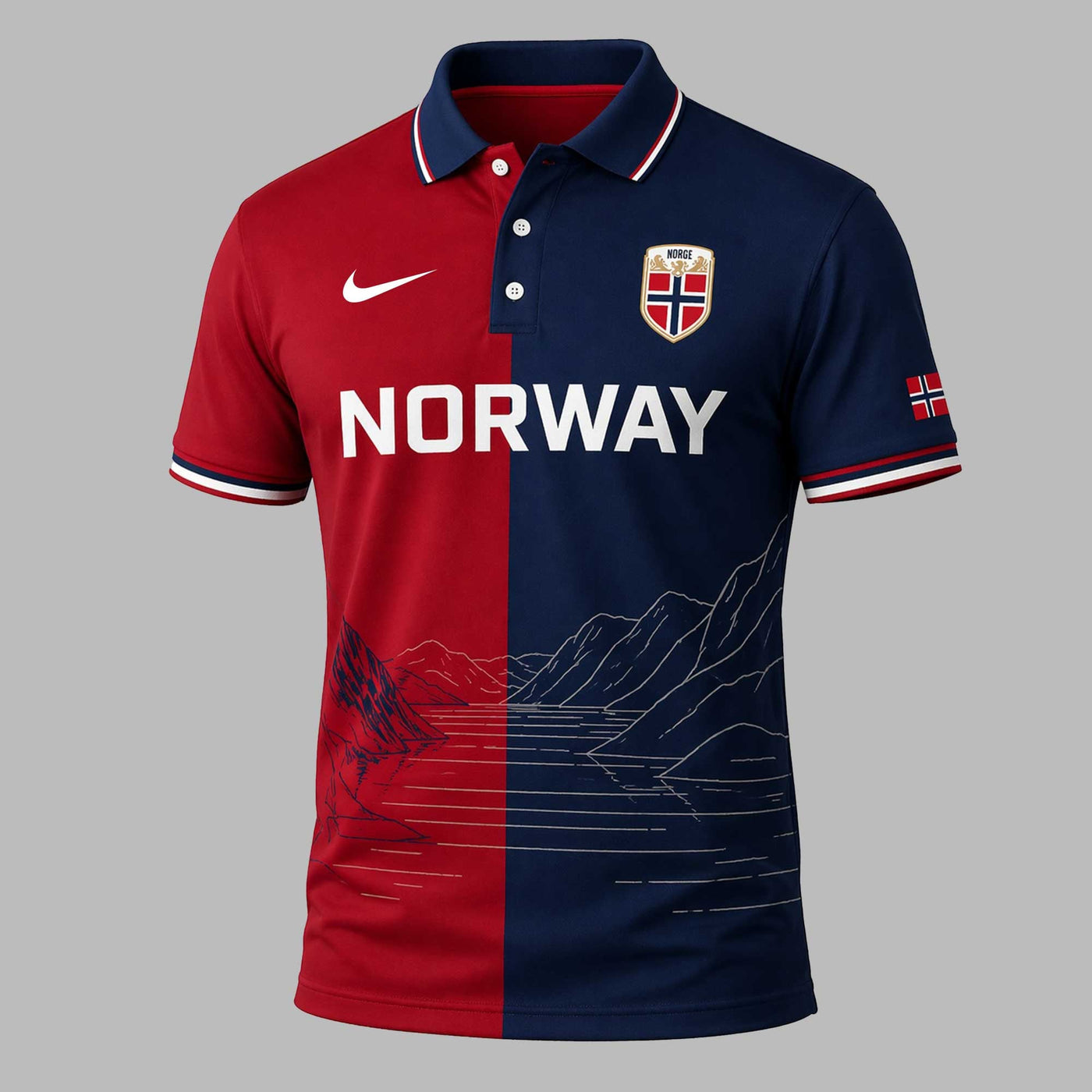 Norway 2026 World Cup Polo Short Set PL004