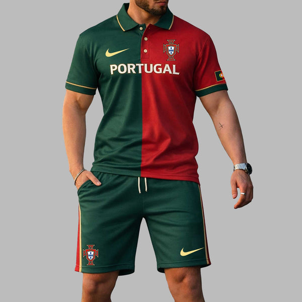 Portugal 2026 World Cup Polo Short Set PL004