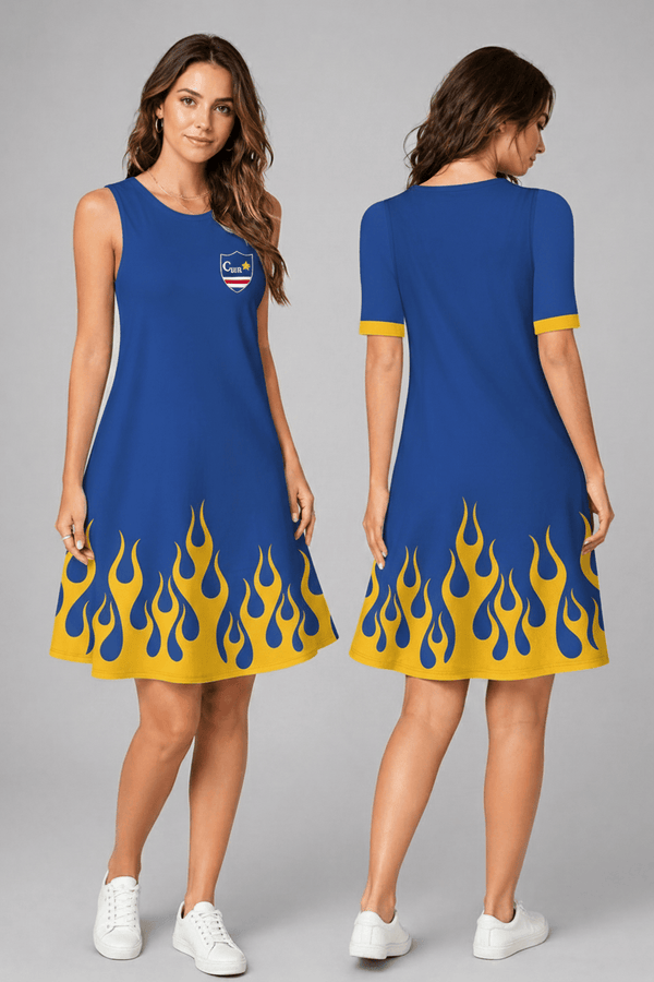 CuraÃao World Cup 2026 Summer Dress Flame Dress