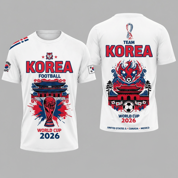 South Korea World Cup 2026 T-Shirt Heritage_Shirt