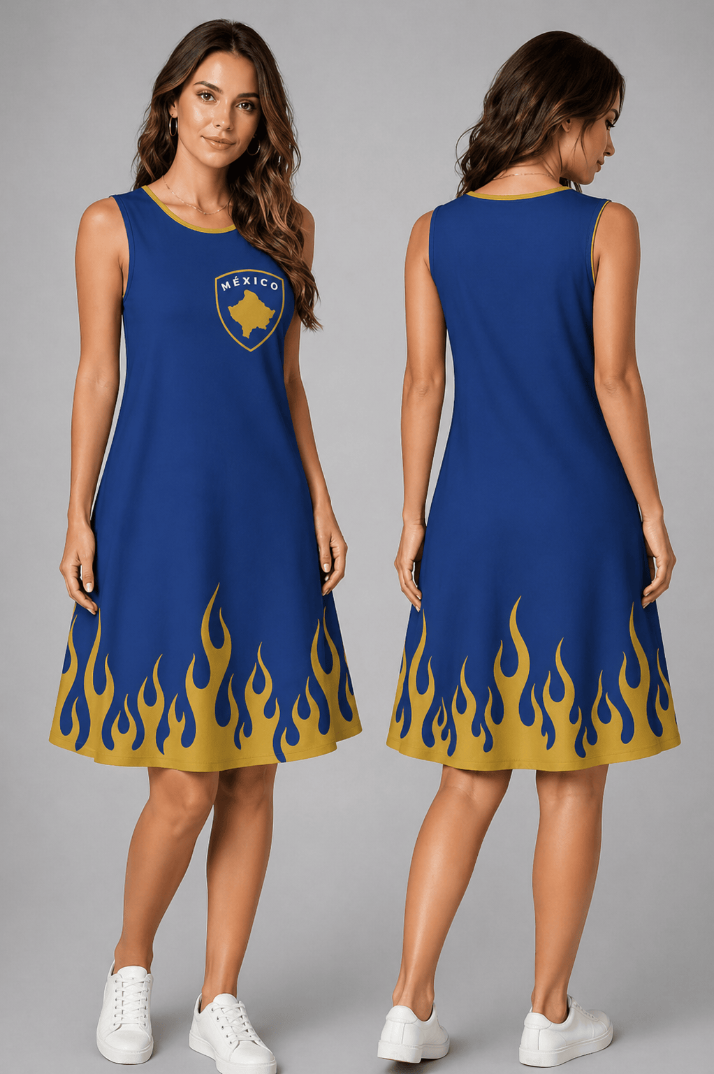 Kosovo World Cup 2026 Summer Dress Flame Dress