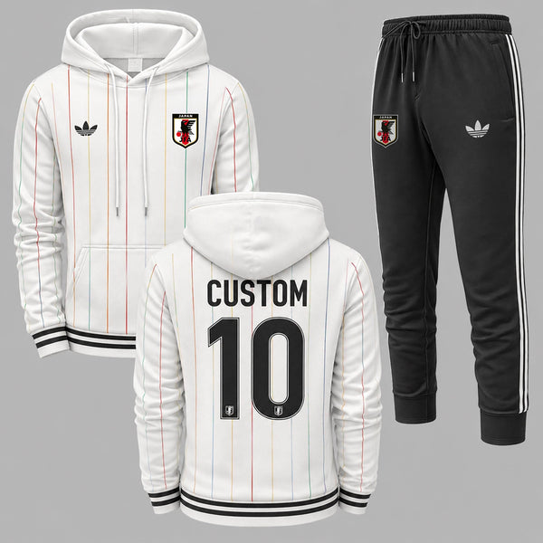 Japan 2026 World Cup Away Hoodie Jogger Set PVT03
