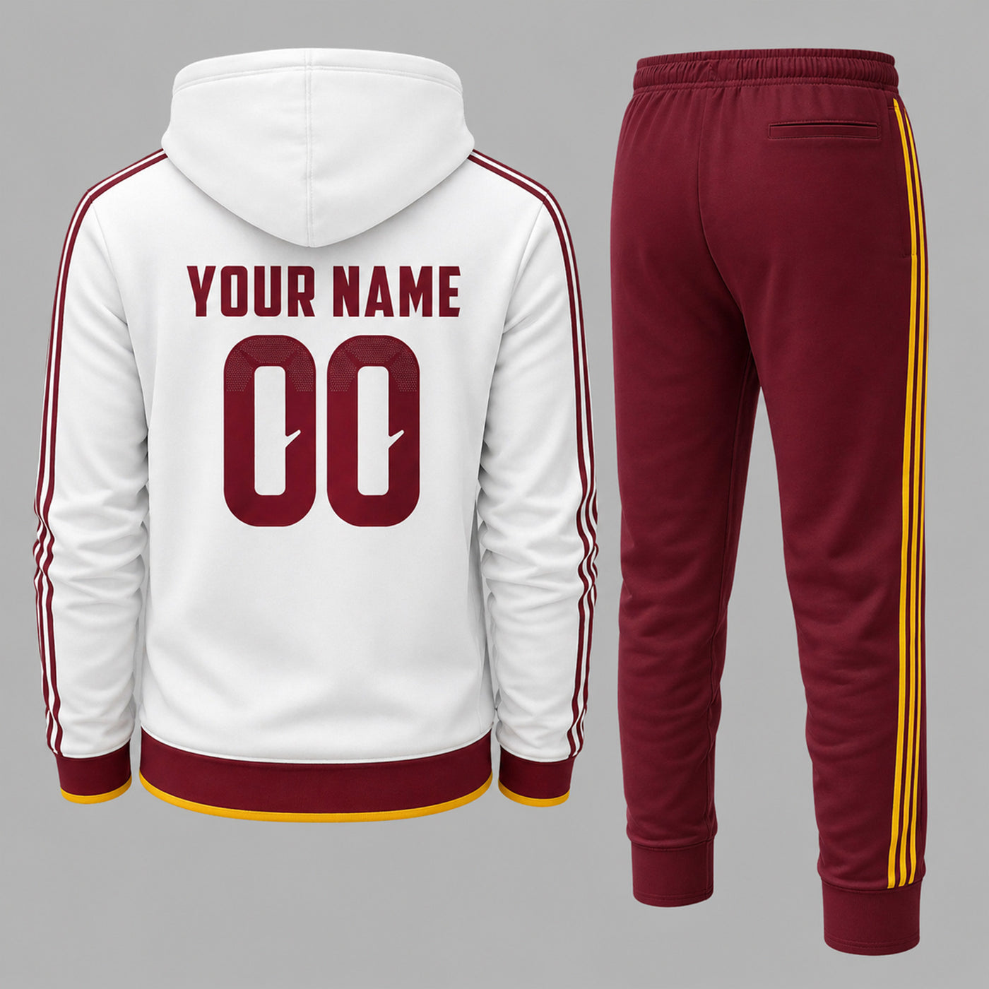 Spain 2026 World Cup Away Hoodie Jogger Set PVT03