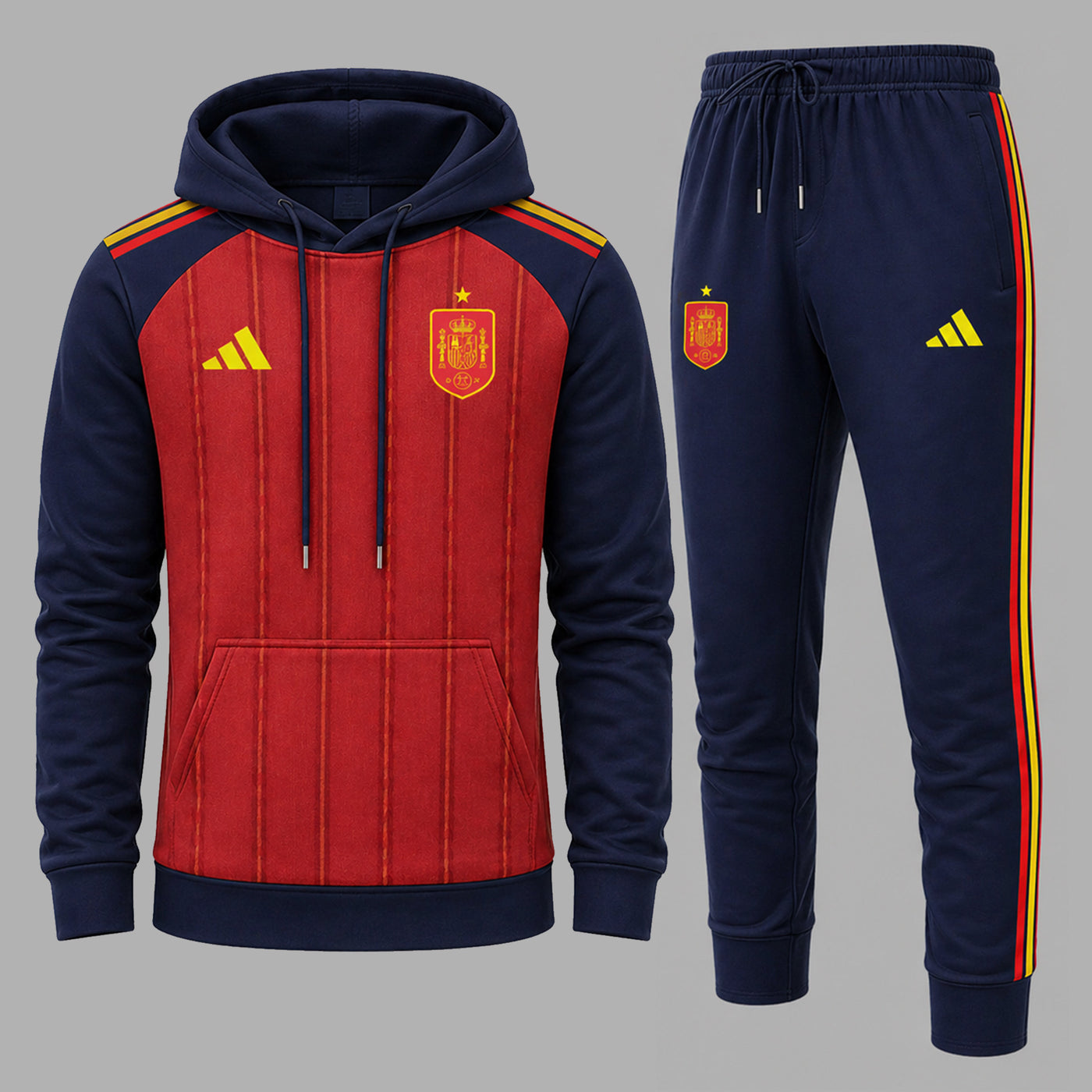 Spain 2026 World Cup Home Hoodie Jogger Set PVT03