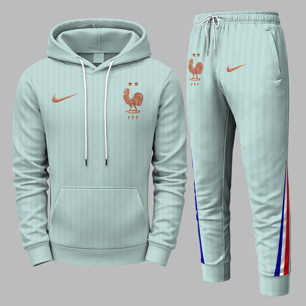 France 2026 World Cup Away Hoodie Jogger Set PVT03