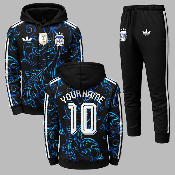 Argentina 2026 World Cup Away Hoodie Jogger Set PVT03