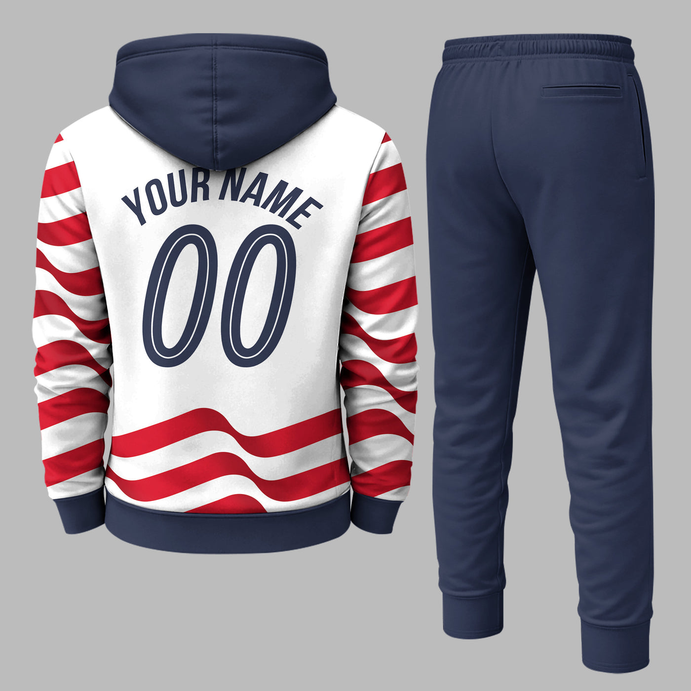 United States 2026 World Cup Home Hoodie Jogger Set PVT03