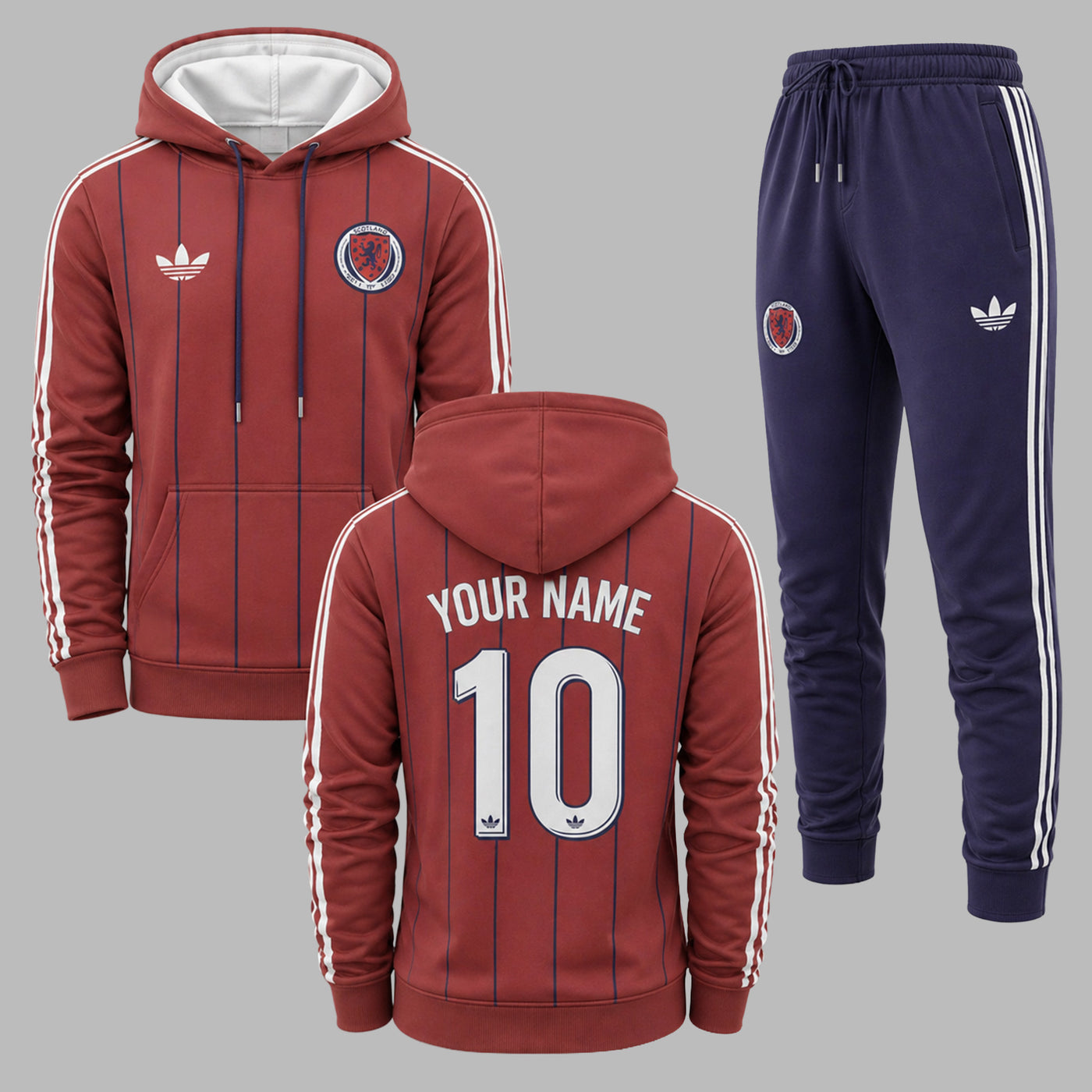 Scotland 2026 World Cup Away Hoodie Jogger Set PVT03