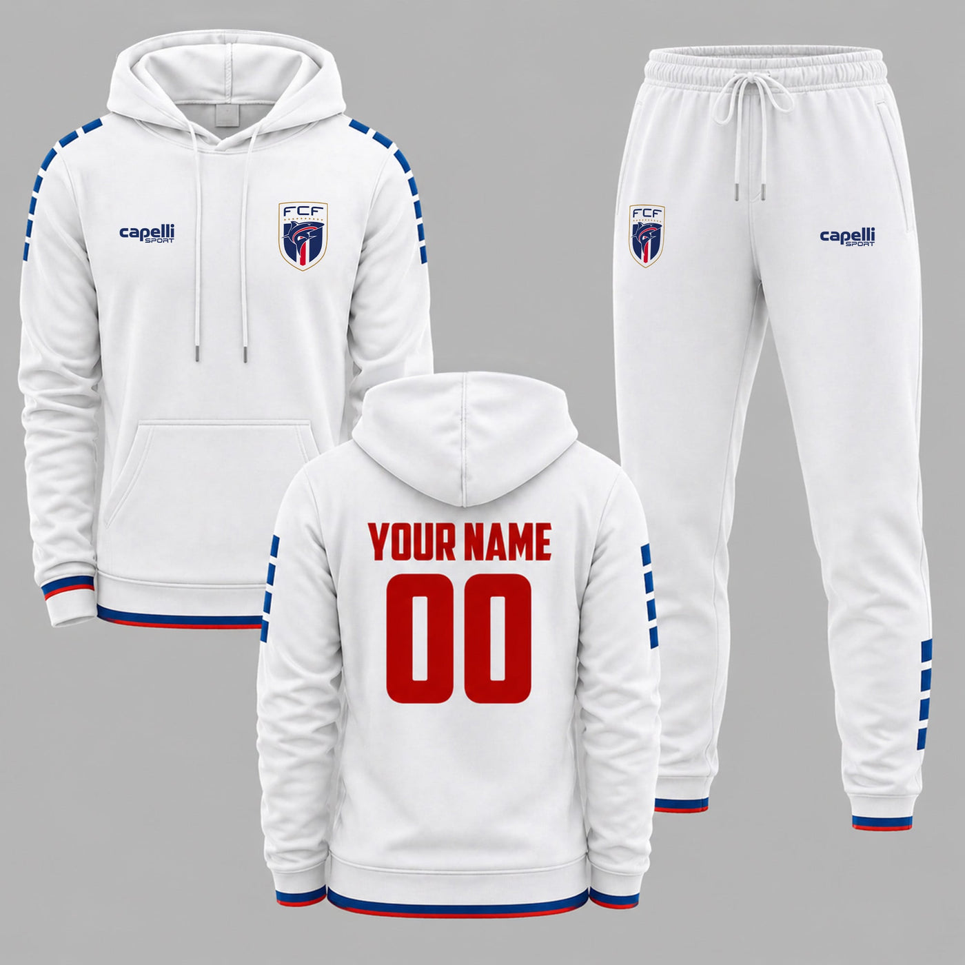 Cape Verde 2026 World Cup Away Hoodie Jogger Set PVT03