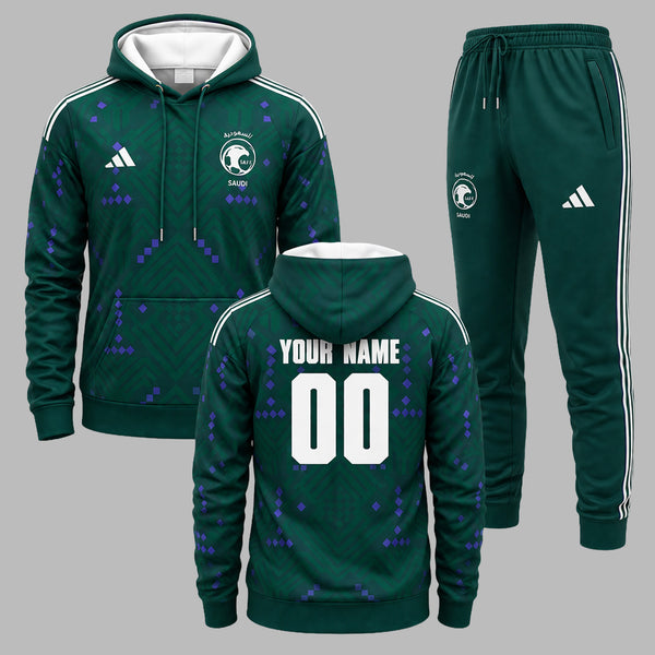 Saudi Arabia 2026 World Cup Home Hoodie Jogger Set PVT03