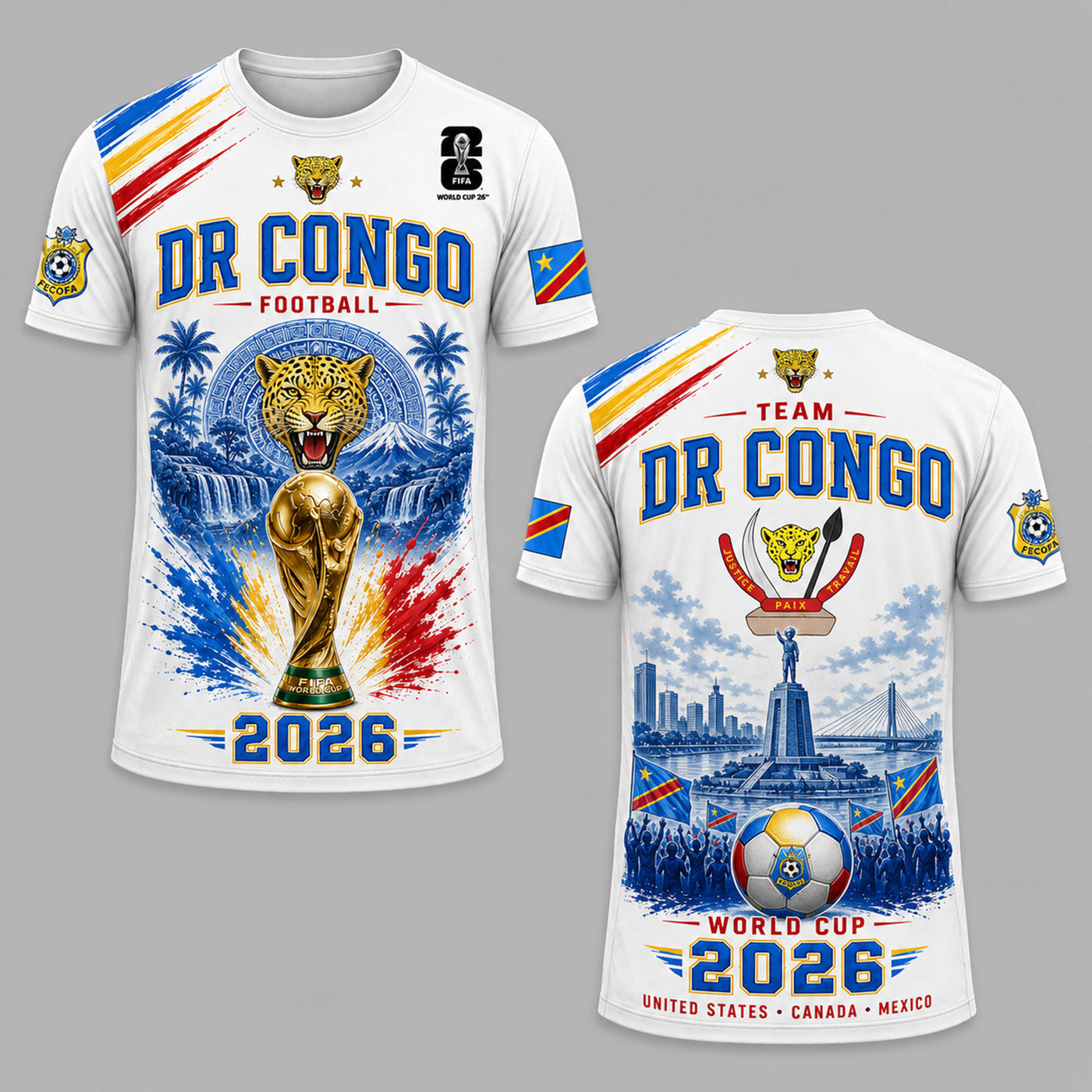 DR Congo World Cup 2026 Premium T-Shirt PVT011