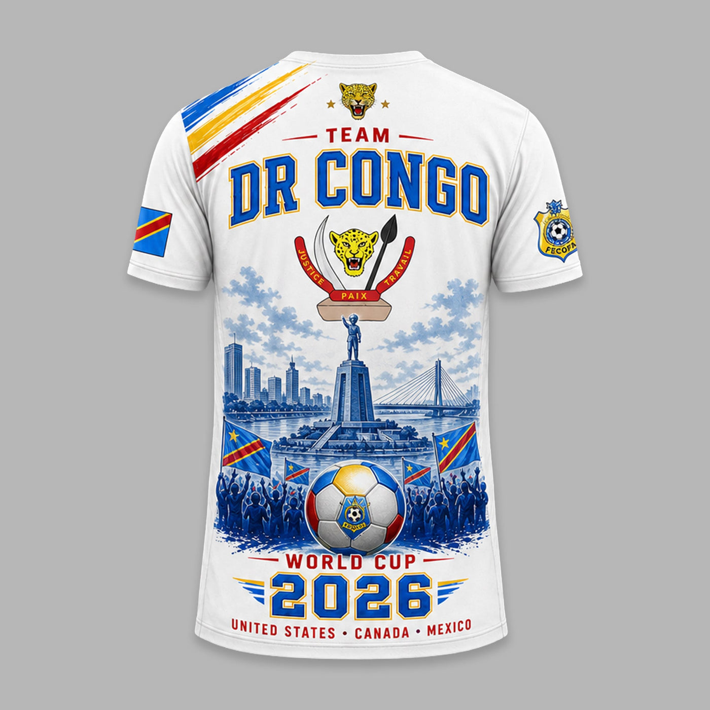 DR Congo World Cup 2026 Premium T-Shirt PVT011