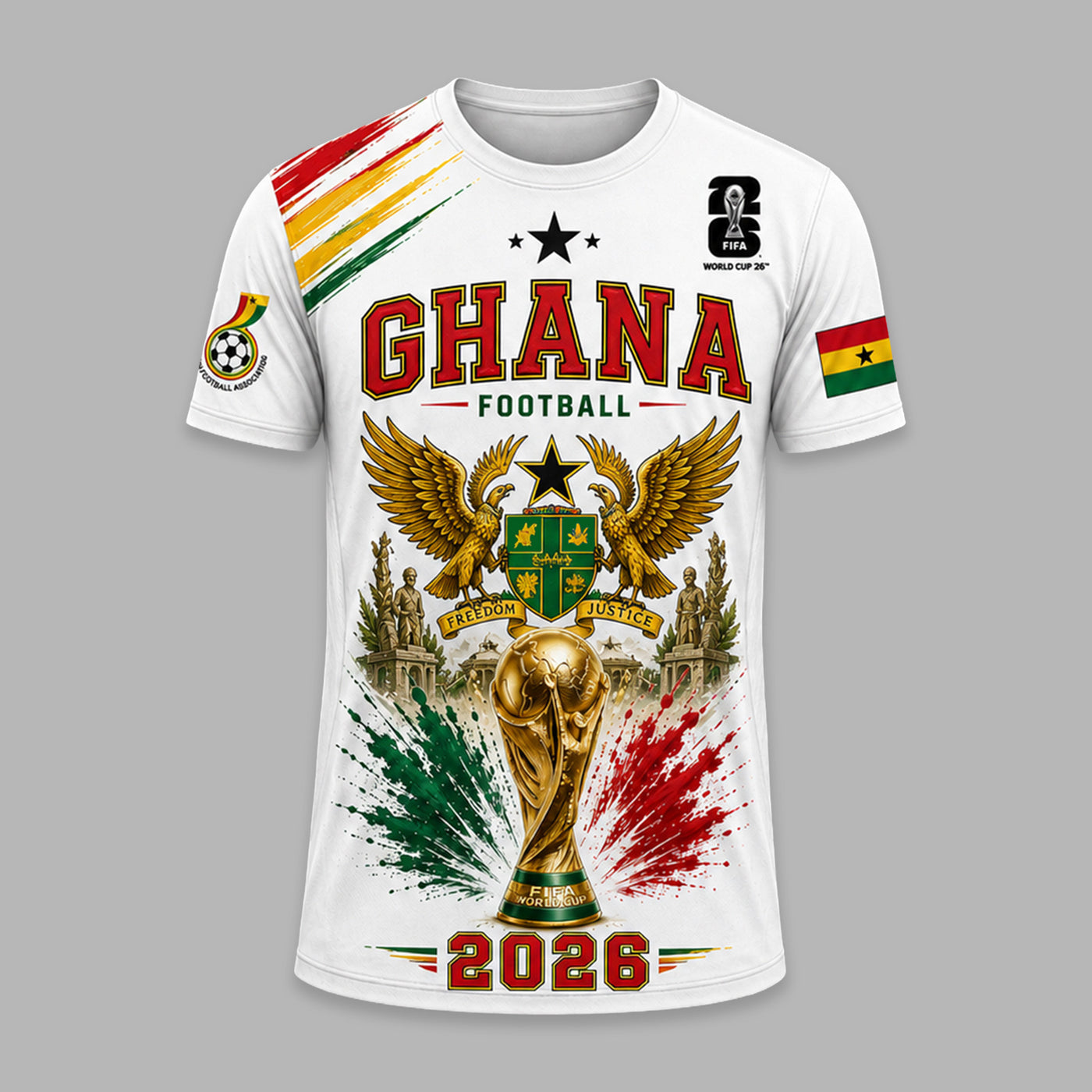 Ghana World Cup 2026 Premium T-Shirt PVT011