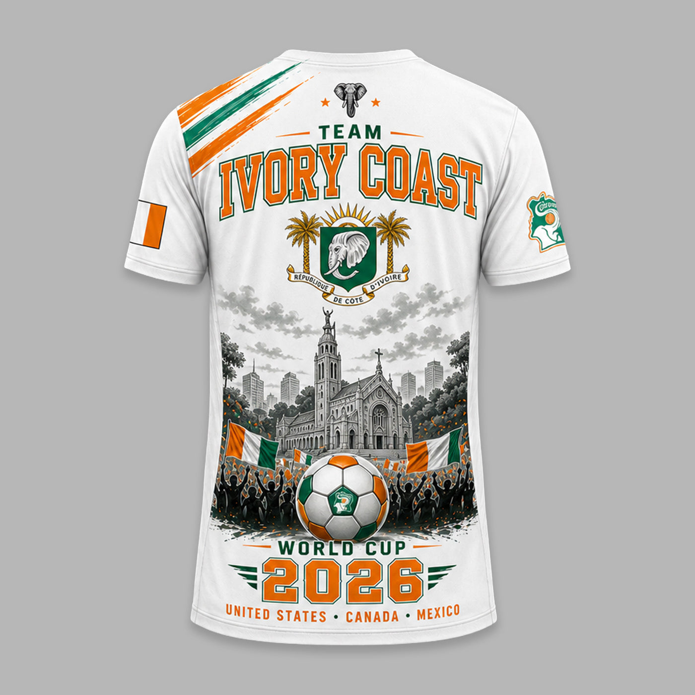 Ivory Coast World Cup 2026 Premium T-Shirt PVT011