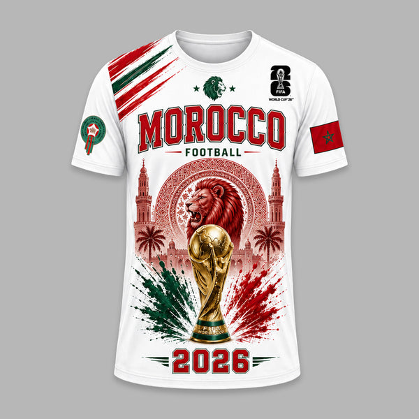Morocco World Cup 2026 Premium T-Shirt PVT011