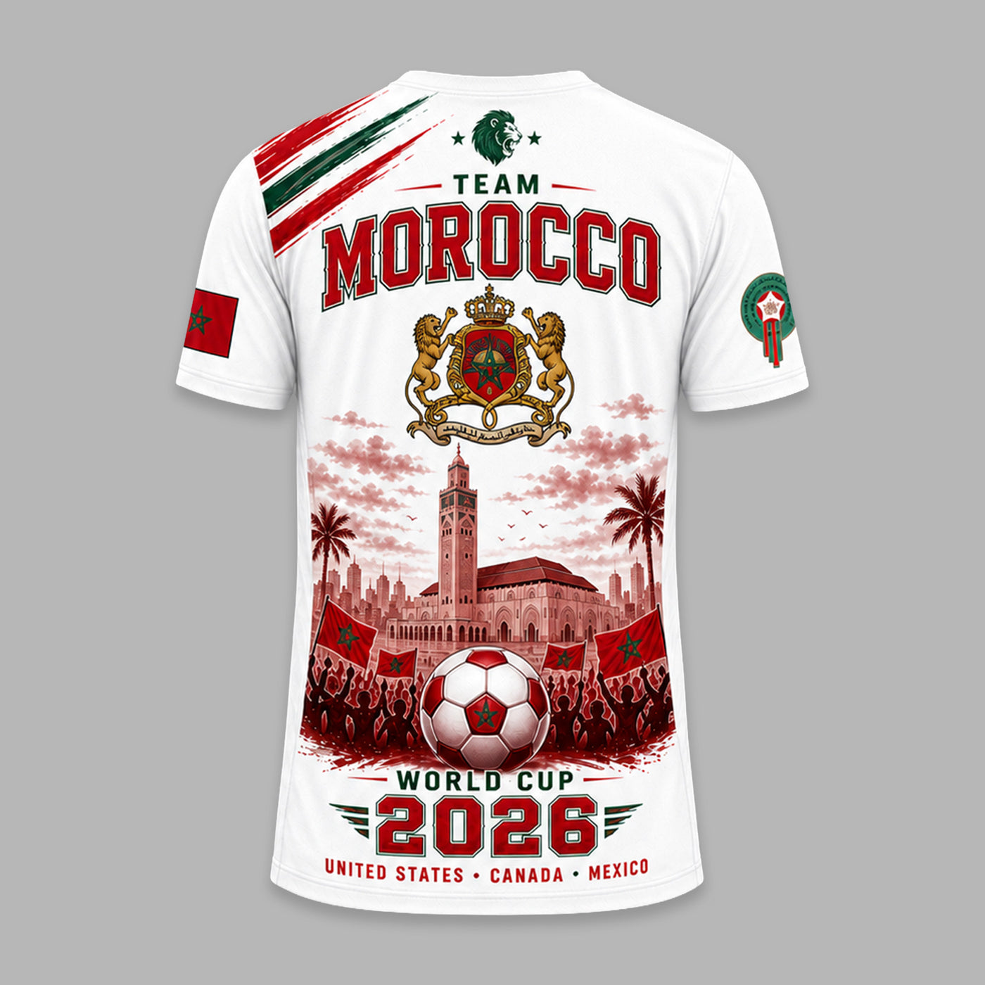 Morocco World Cup 2026 Premium T-Shirt PVT011
