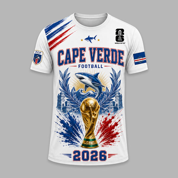 Cape Verde World Cup 2026 Premium T-Shirt PVT011