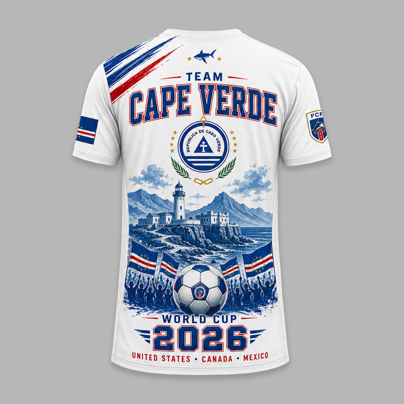 Cape Verde World Cup 2026 Premium T-Shirt PVT011