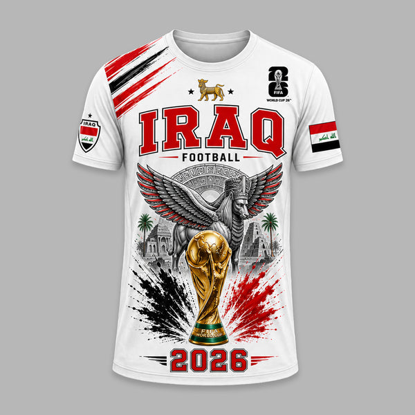 Iraq World Cup 2026 Premium T-Shirt PVT011