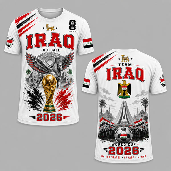 Iraq World Cup 2026 Premium T-Shirt PVT011